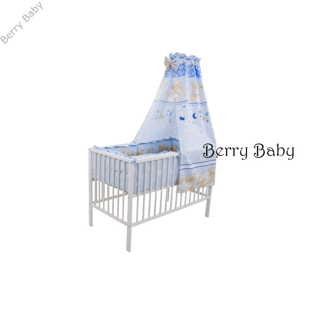 Babaágynemű- Berry Baby Basic- Kék nagy macis 3
