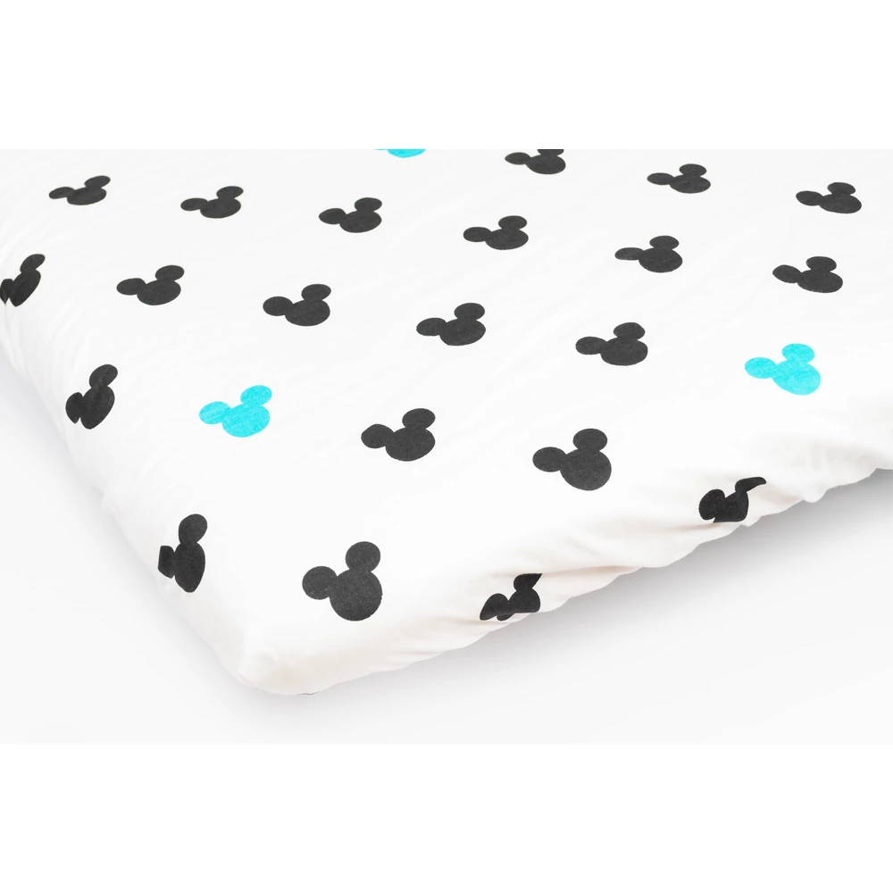 Gumis lepedő 70x140 cm - Mickey Fantasy - kék – pamut – Exclusive