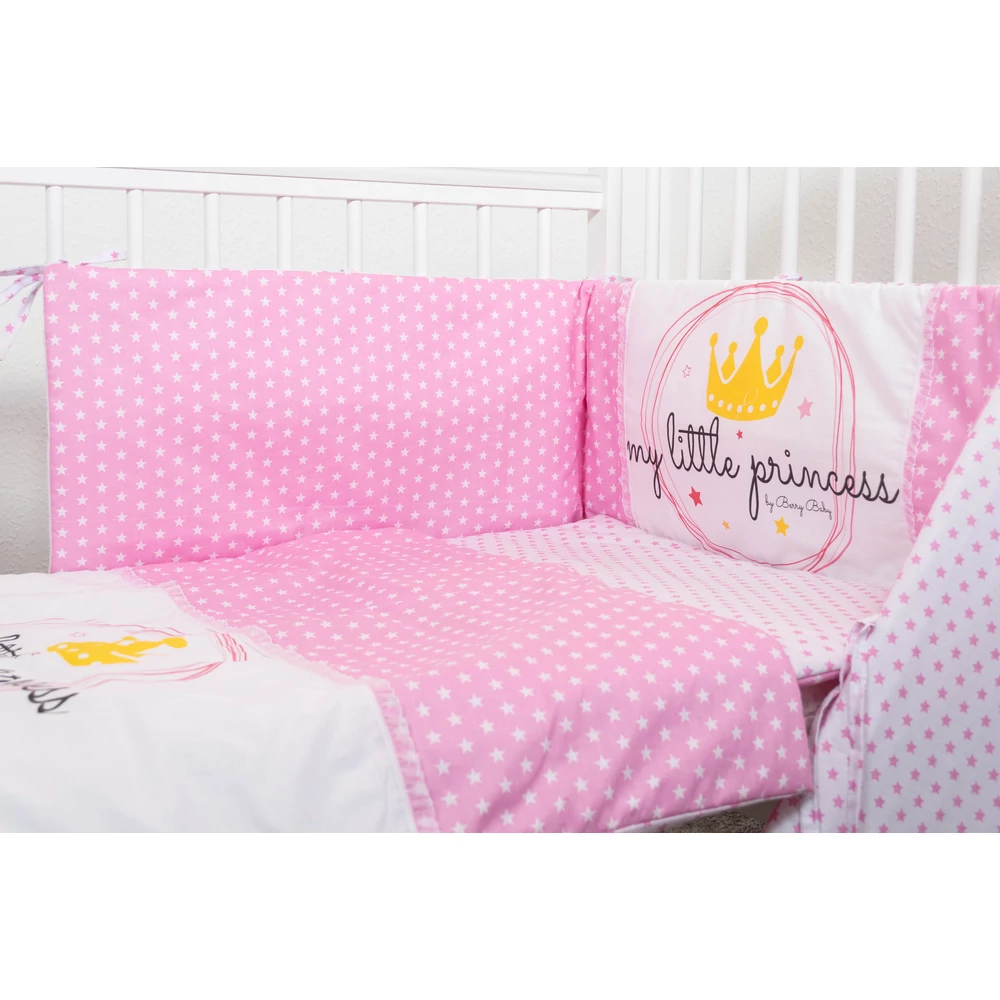 Berry Baby PRINCESS babaágynemű szett - rózsaszín 3