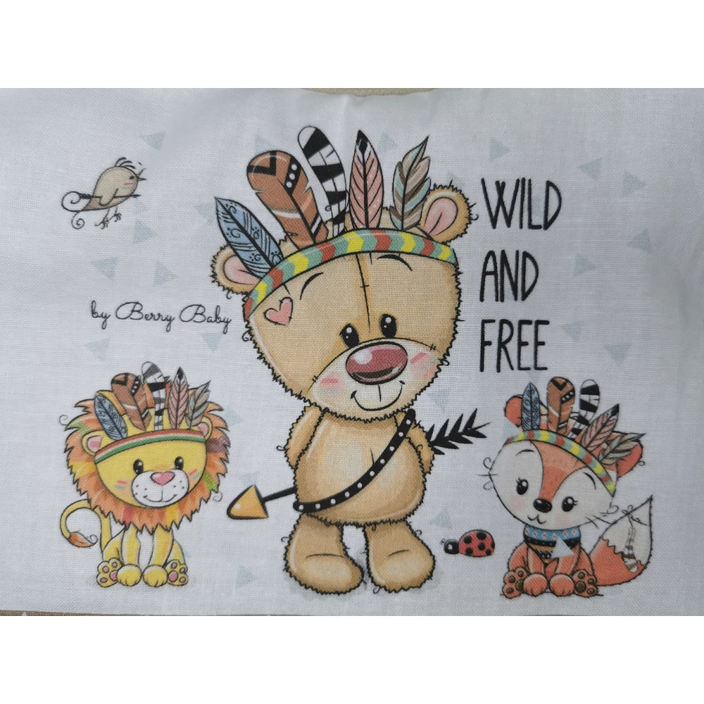 Babaágynemű szett – menta Wild and free