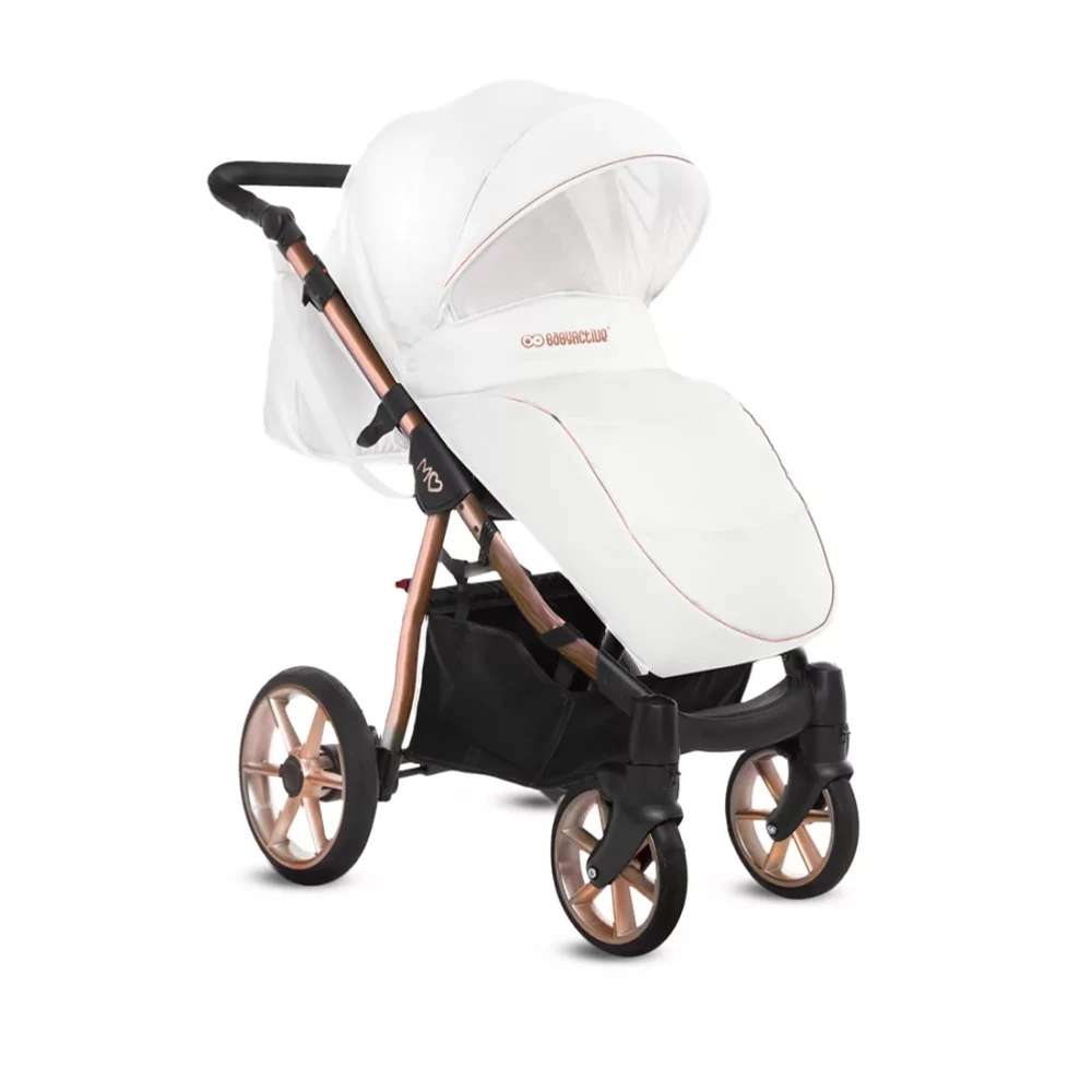 Babakocsi - BabyActive Mommy Glossy 2in1 - ROSE GOLD White