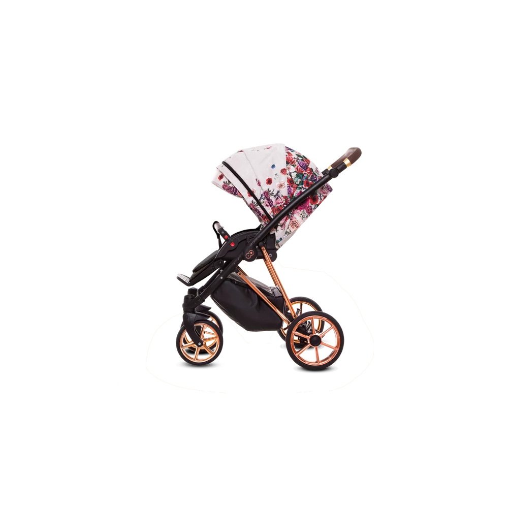 Babakocsi - BabyActive ROSE 2in1 - Dark Light Rose