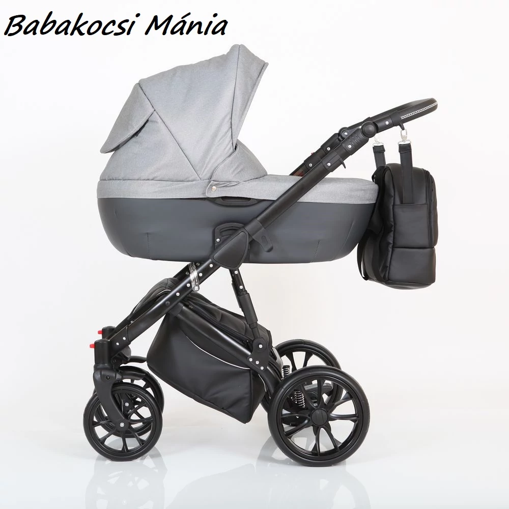 Berry Baby CORRADO multifunkciós babakocsi szett (autós hordozóval és adapterrel!): CR3 Black