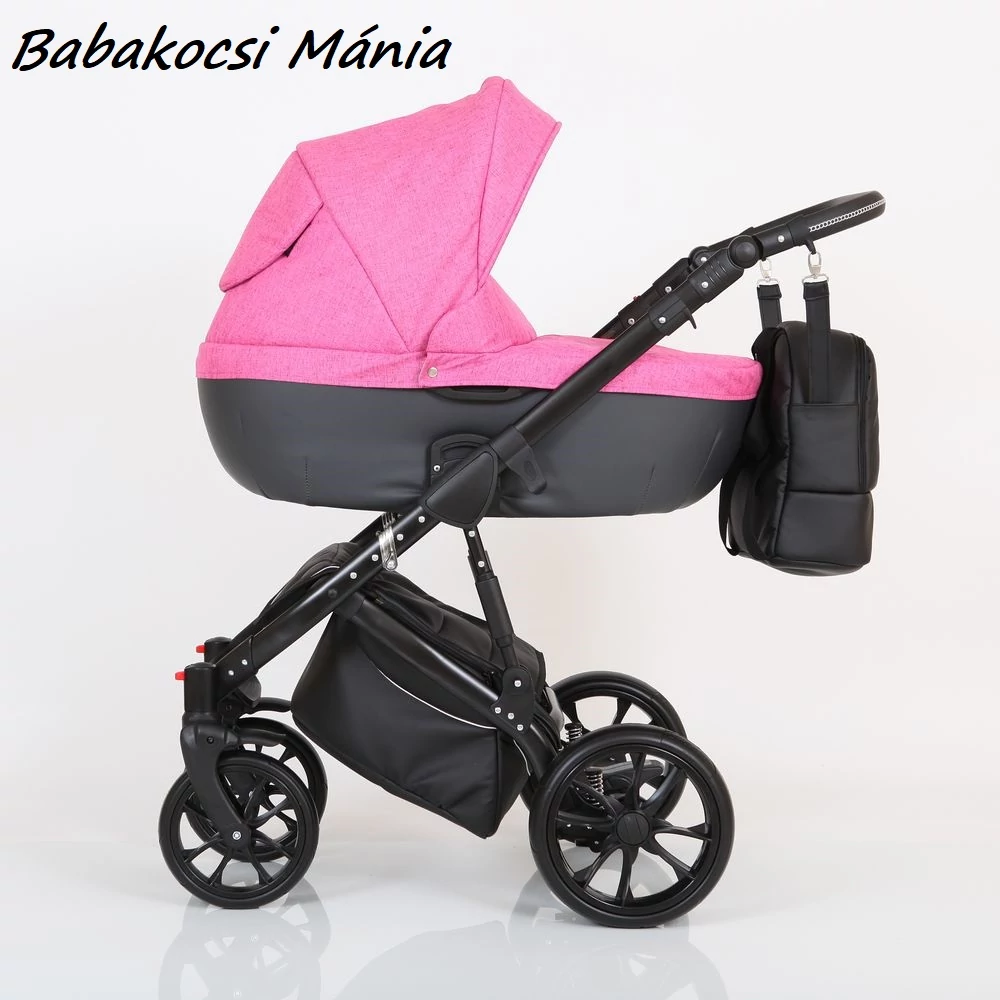 Berry Baby CORRADO multifunkciós babakocsi szett (autós hordozóval és adapterrel!): CR9 Black