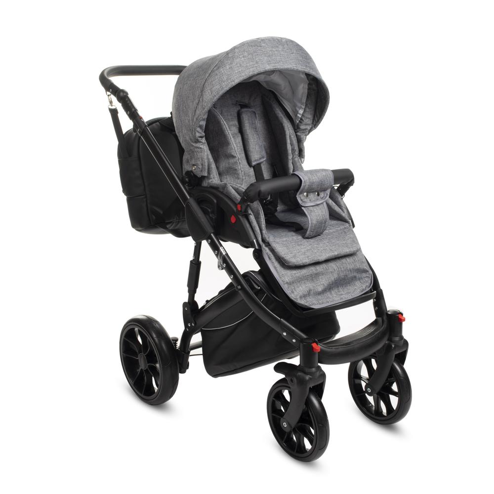 Berry Baby CORRADO multifunkciós babakocsi szett (autós hordozóval és adapterrel!): CR1 Black