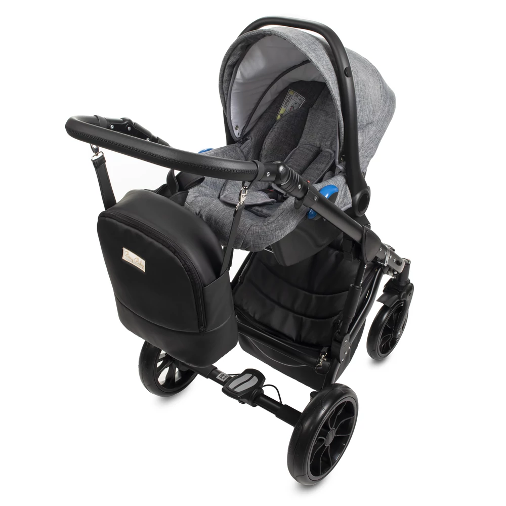Berry Baby CORRADO multifunkciós babakocsi szett (autós hordozóval és adapterrel!): CR1 Black