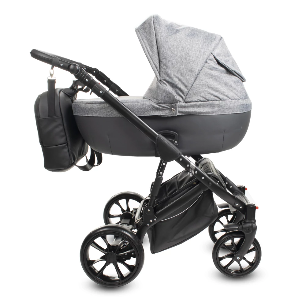 Berry Baby CORRADO multifunkciós babakocsi szett (autós hordozóval és adapterrel!): CR1 Black
