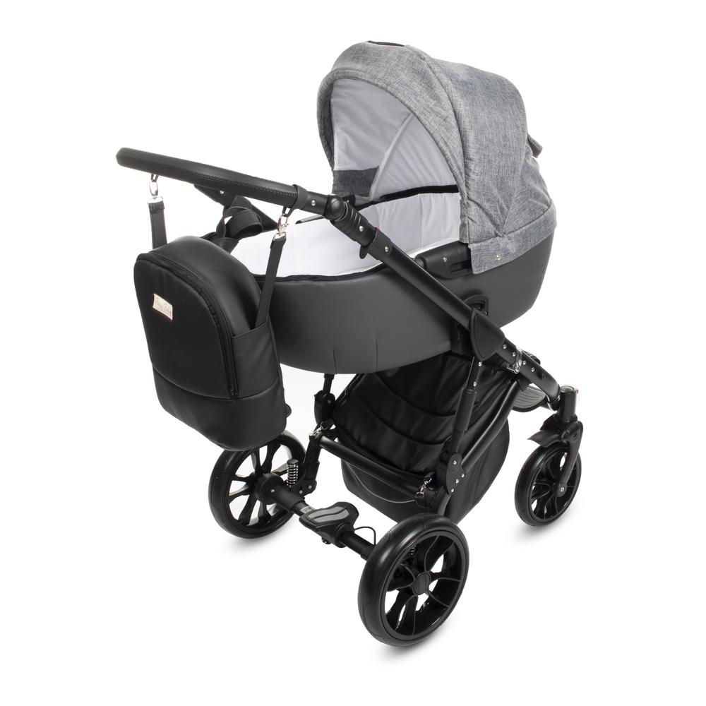 Berry Baby CORRADO multifunkciós babakocsi szett (autós hordozóval és adapterrel!): CR1 Black