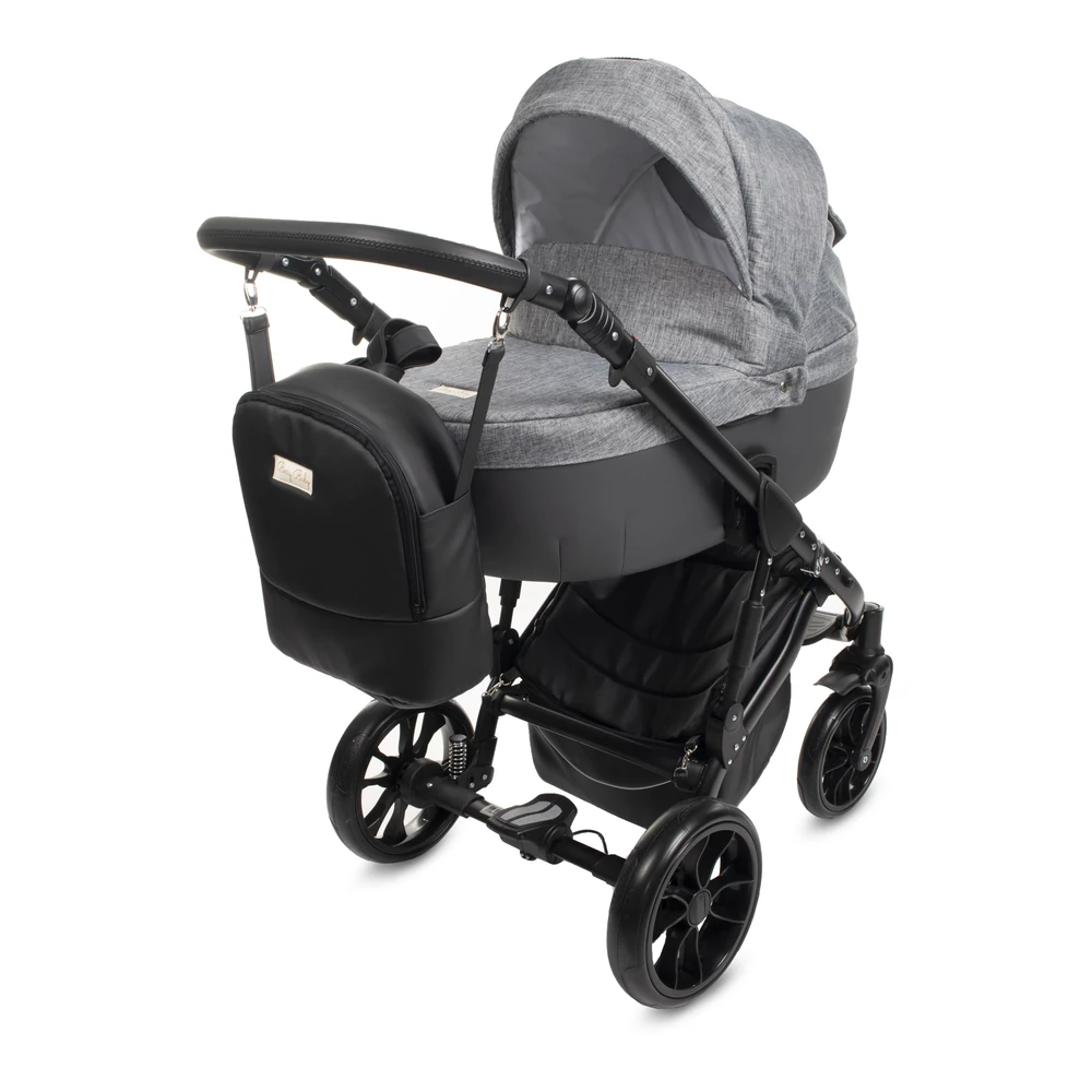 Berry Baby CORRADO multifunkciós babakocsi szett (autós hordozóval és adapterrel!): CR1 Black