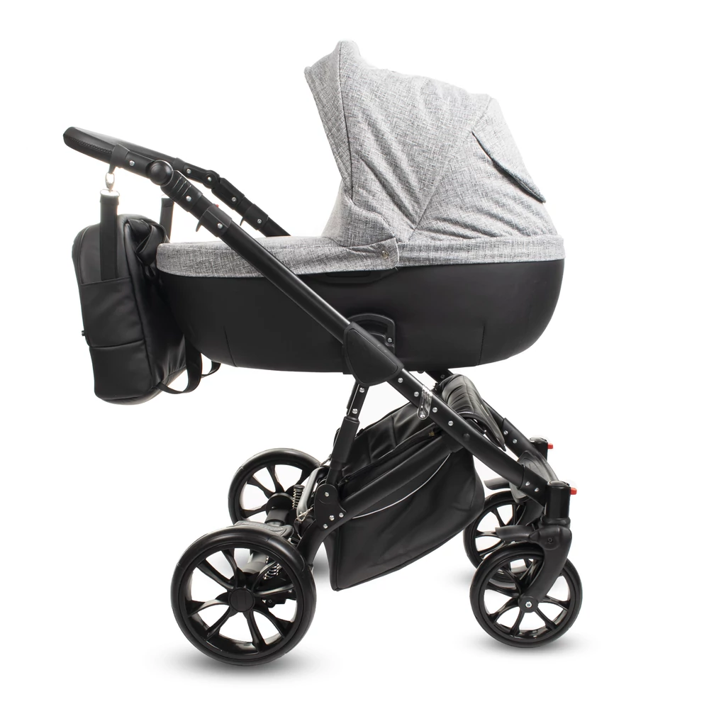 Berry Baby CORRADO multifunkciós babakocsi szett (autós hordozóval és adapterrel!): CR2 Black