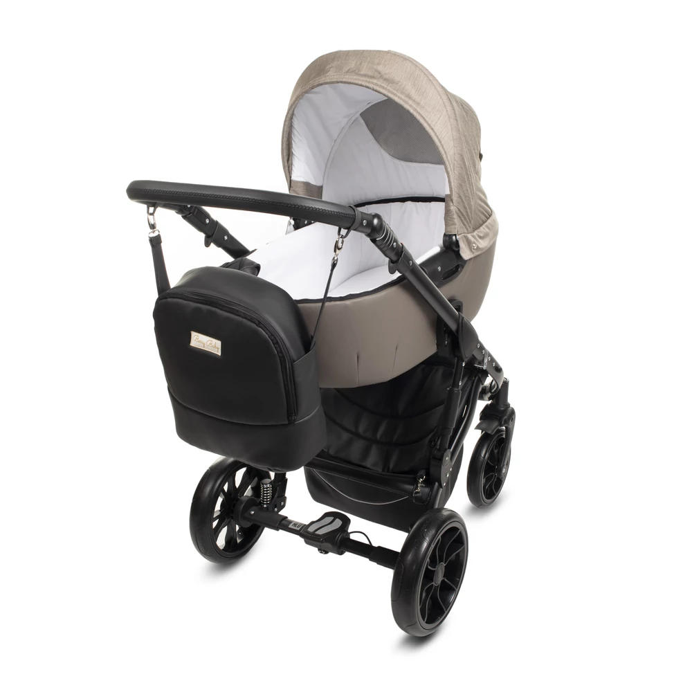Berry Baby CORRADO multifunkciós babakocsi szett (autós hordozóval és adapterrel!): CR6 Black