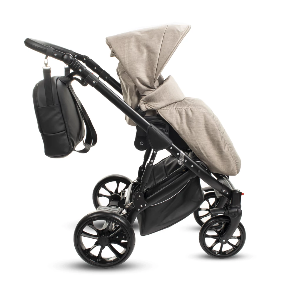 Berry Baby CORRADO multifunkciós babakocsi szett (autós hordozóval és adapterrel!): CR6 Black