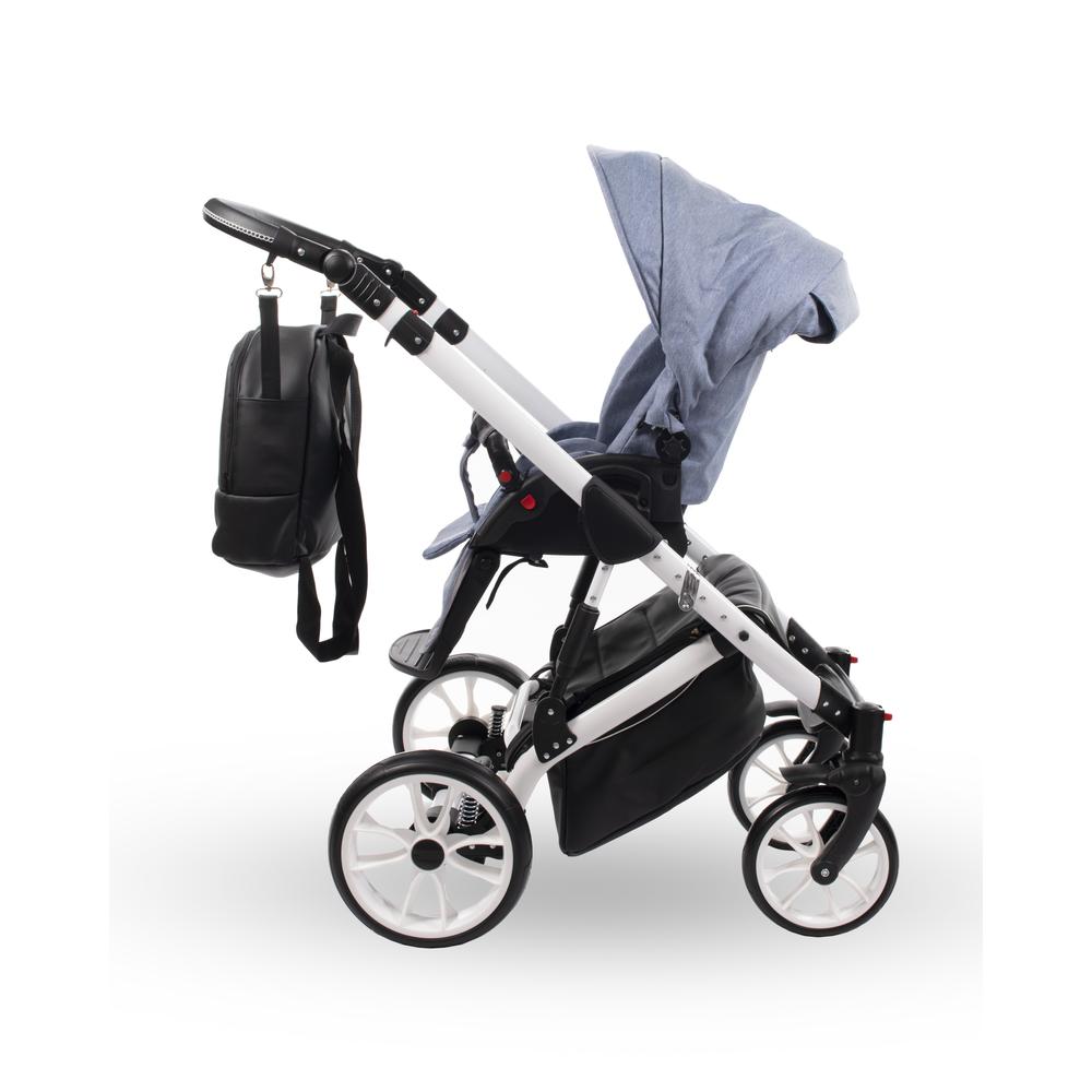 Berry Baby CORRADO multifunkciós babakocsi szett (autós hordozóval és adapterrel!): CR8 White