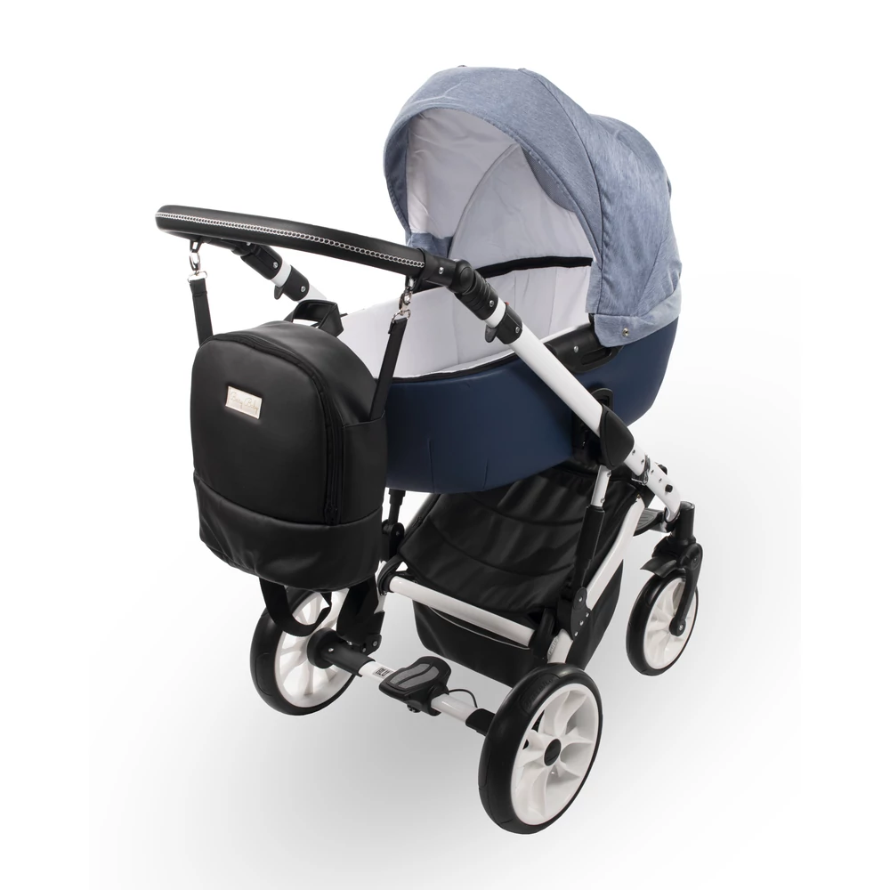 Berry Baby CORRADO multifunkciós babakocsi szett (autós hordozóval és adapterrel!): CR8 White