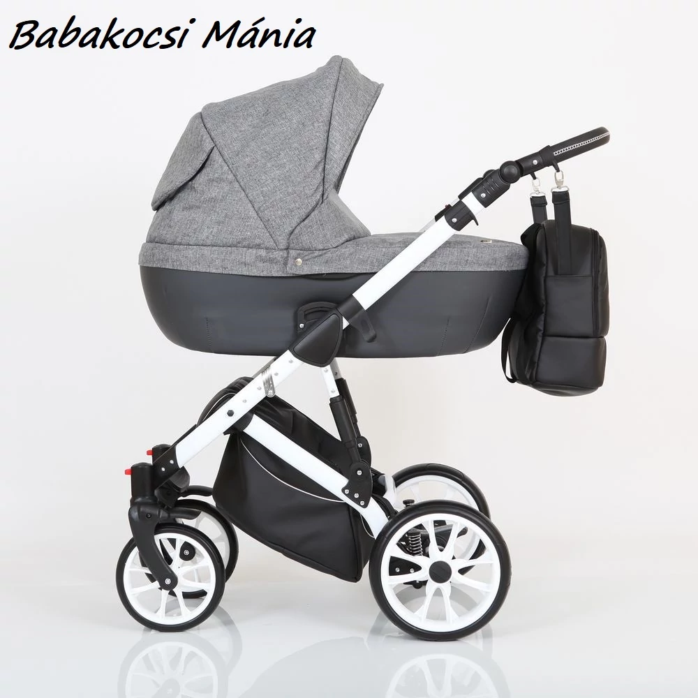 Berry Baby CORRADO multifunkciós babakocsi szett (autós hordozóval és adapterrel!): CR1 White