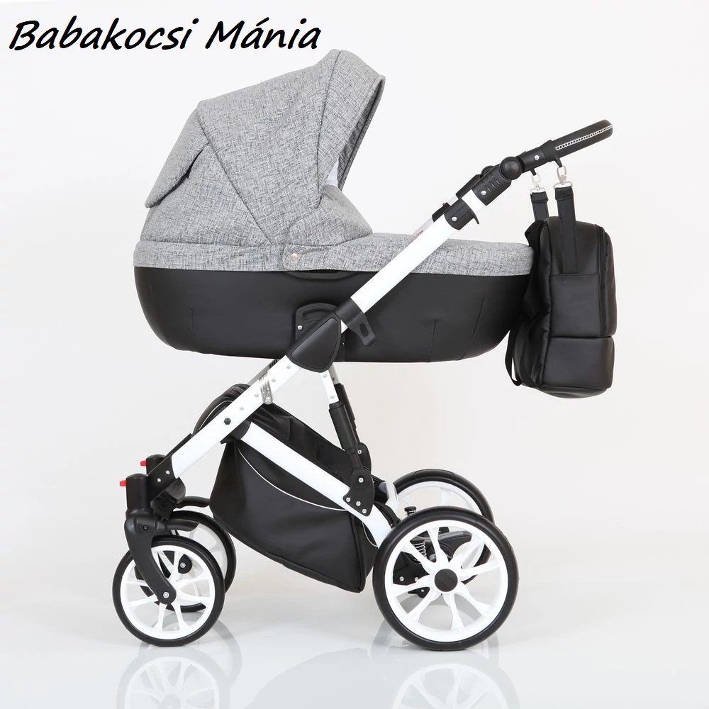 Berry Baby CORRADO multifunkciós babakocsi szett (autós hordozóval és adapterrel!): CR2 White