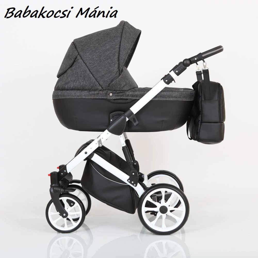 Berry Baby CORRADO multifunkciós babakocsi szett (autós hordozóval és adapterrel!): CR4 White