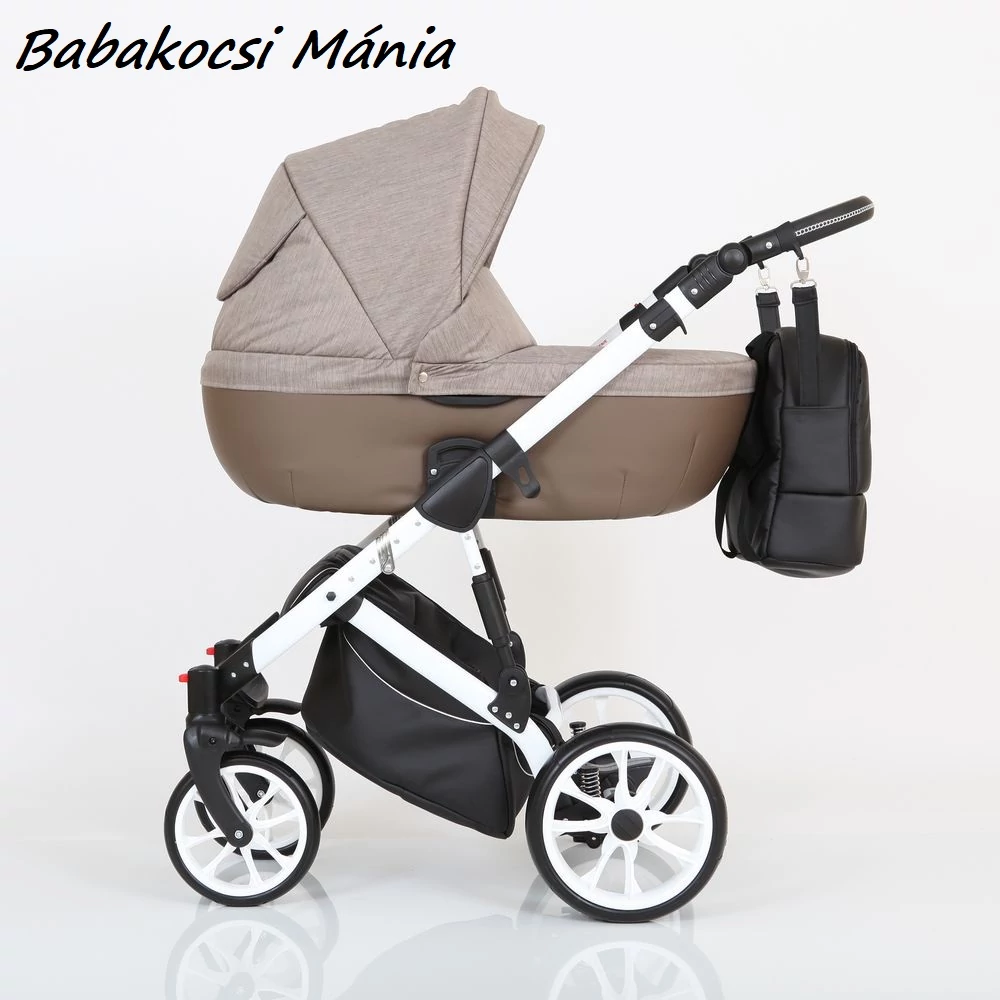 Berry Baby CORRADO multifunkciós babakocsi szett (autós hordozóval és adapterrel!): CR6 White