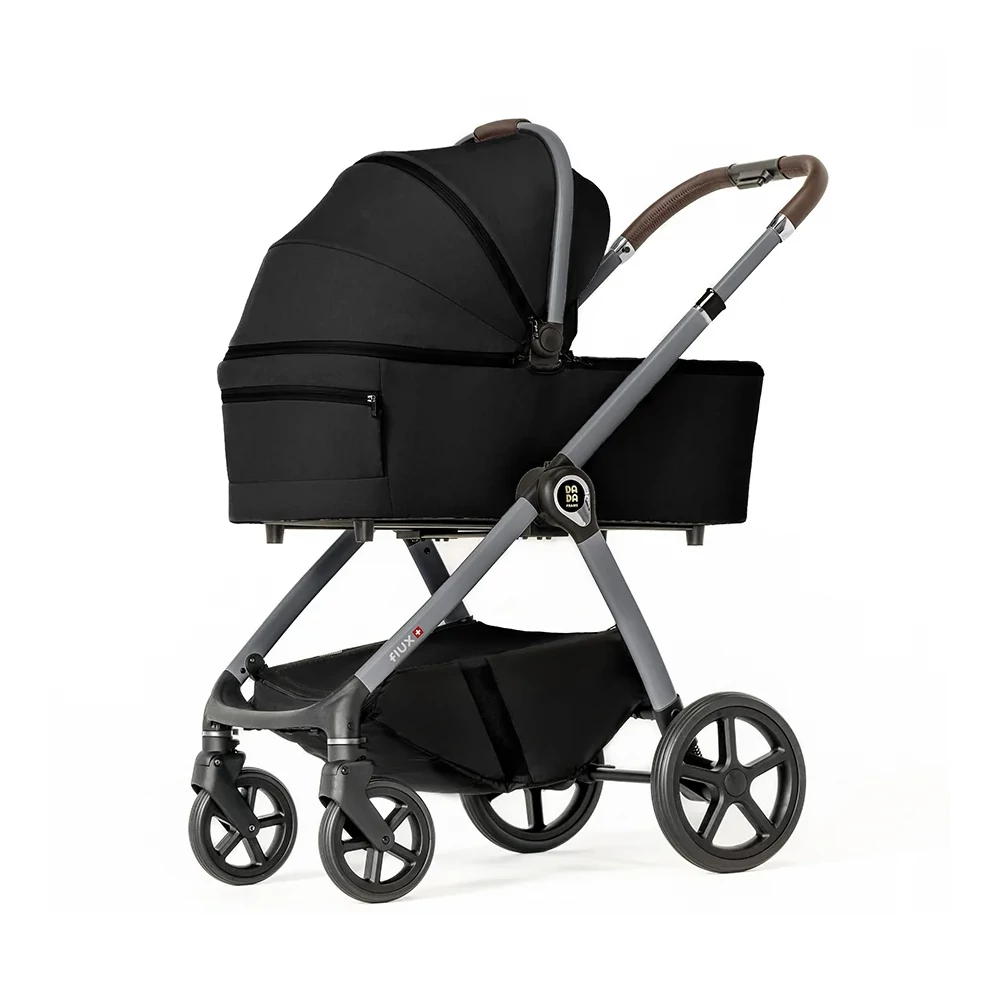 Babakocsi - Dada Prams Flüx 2in1 - Black