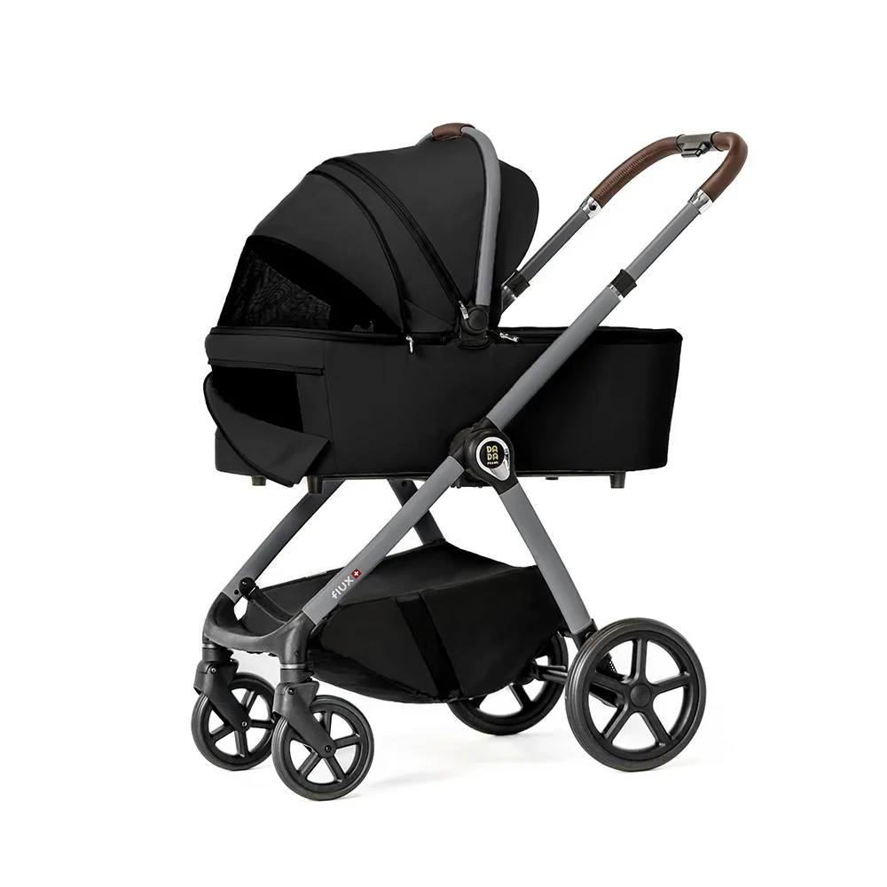 Babakocsi - Dada Prams Flüx 2in1 - Black