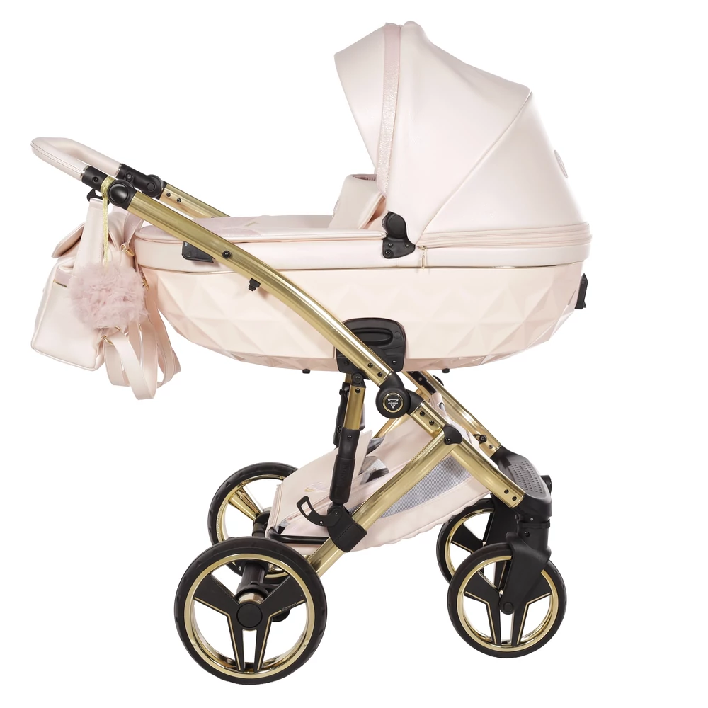 Junama többfunkciós babakocsi - DIAMOND CANDY PREMIUM - 01 Pearl