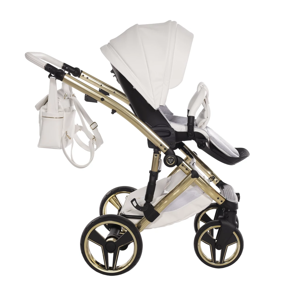 Junama többfunkciós babakocsi - DIAMOND CANDY PREMIUM - 02 White