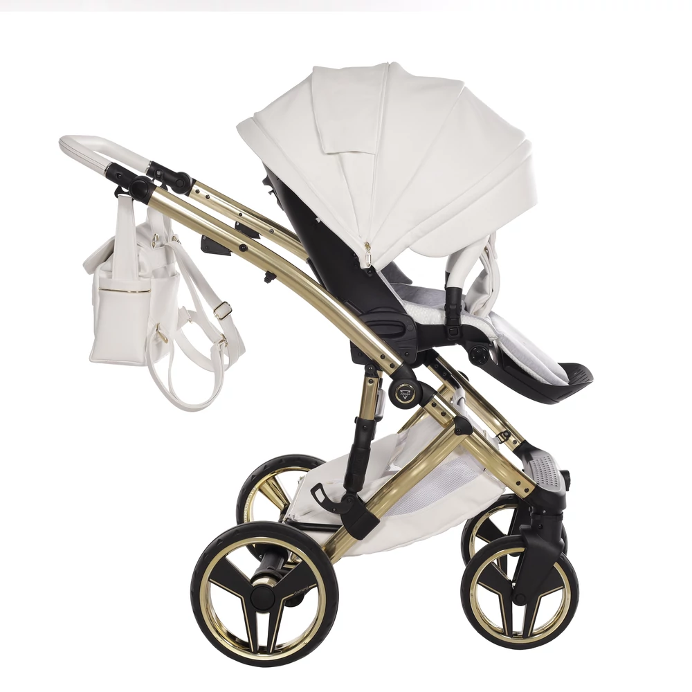 Junama többfunkciós babakocsi - DIAMOND CANDY PREMIUM - 02 White