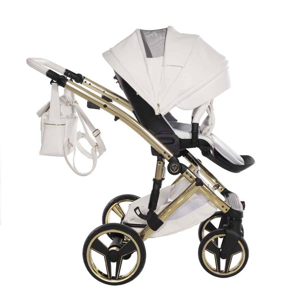 Junama többfunkciós babakocsi - DIAMOND CANDY PREMIUM - 02 White
