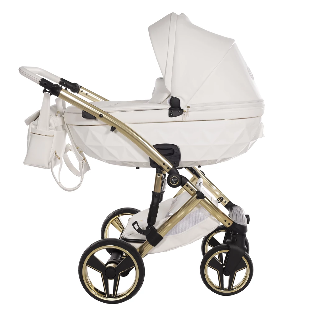 Junama többfunkciós babakocsi - DIAMOND CANDY PREMIUM - 02 White