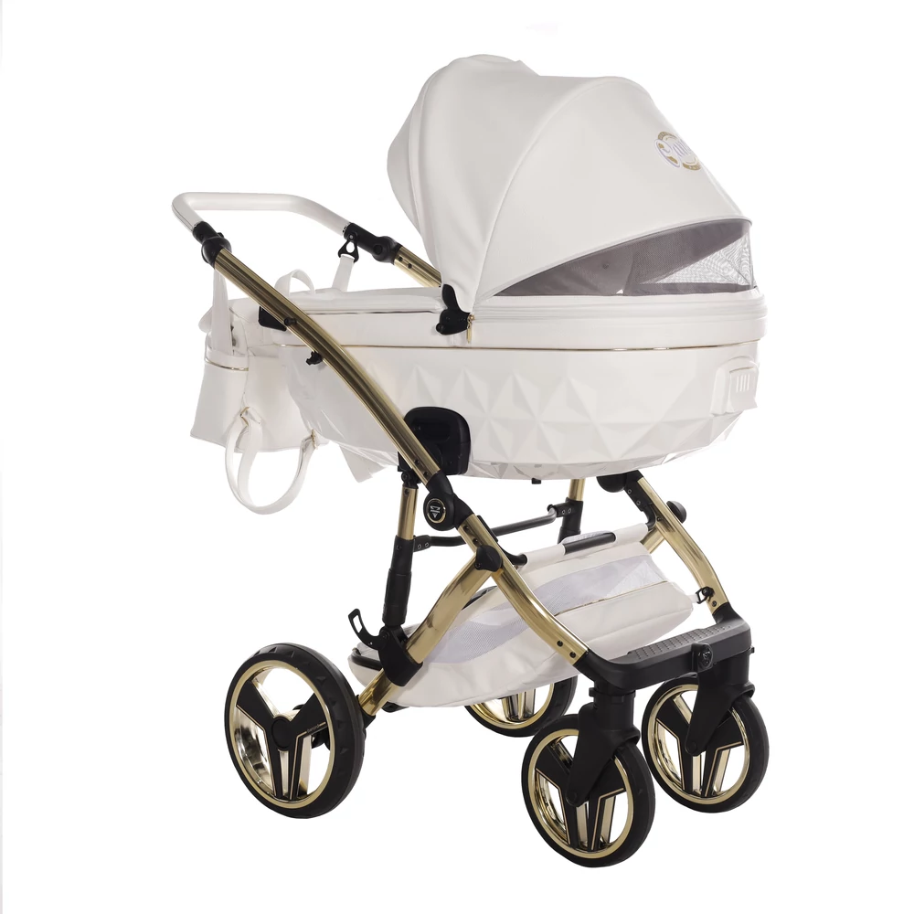 Junama többfunkciós babakocsi - DIAMOND CANDY PREMIUM - 02 White