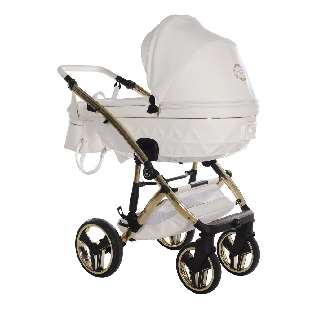 Junama többfunkciós babakocsi - DIAMOND CANDY PREMIUM - 02 White