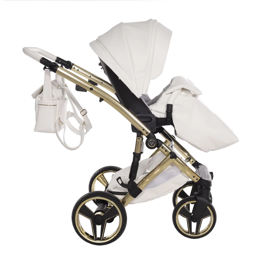 Junama többfunkciós babakocsi - DIAMOND CANDY PREMIUM - 02 White