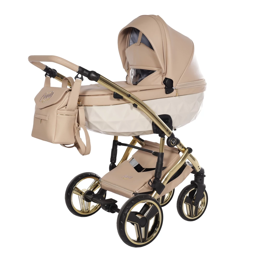 Junama többfunkciós babakocsi - DIAMOND CANDY PREMIUM - 05 Beige