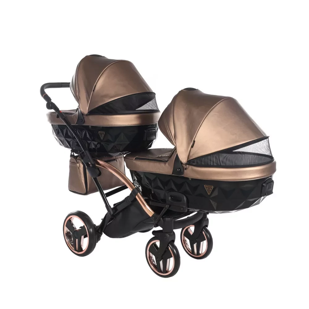 Junama többfunkciós ikerbabakocsi - DIAMOND FLUO SLIM DUO - 03