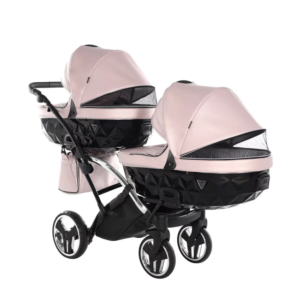 Junama többfunkciós ikerbabakocsi - DIAMOND FLUO SLIM DUO - 06