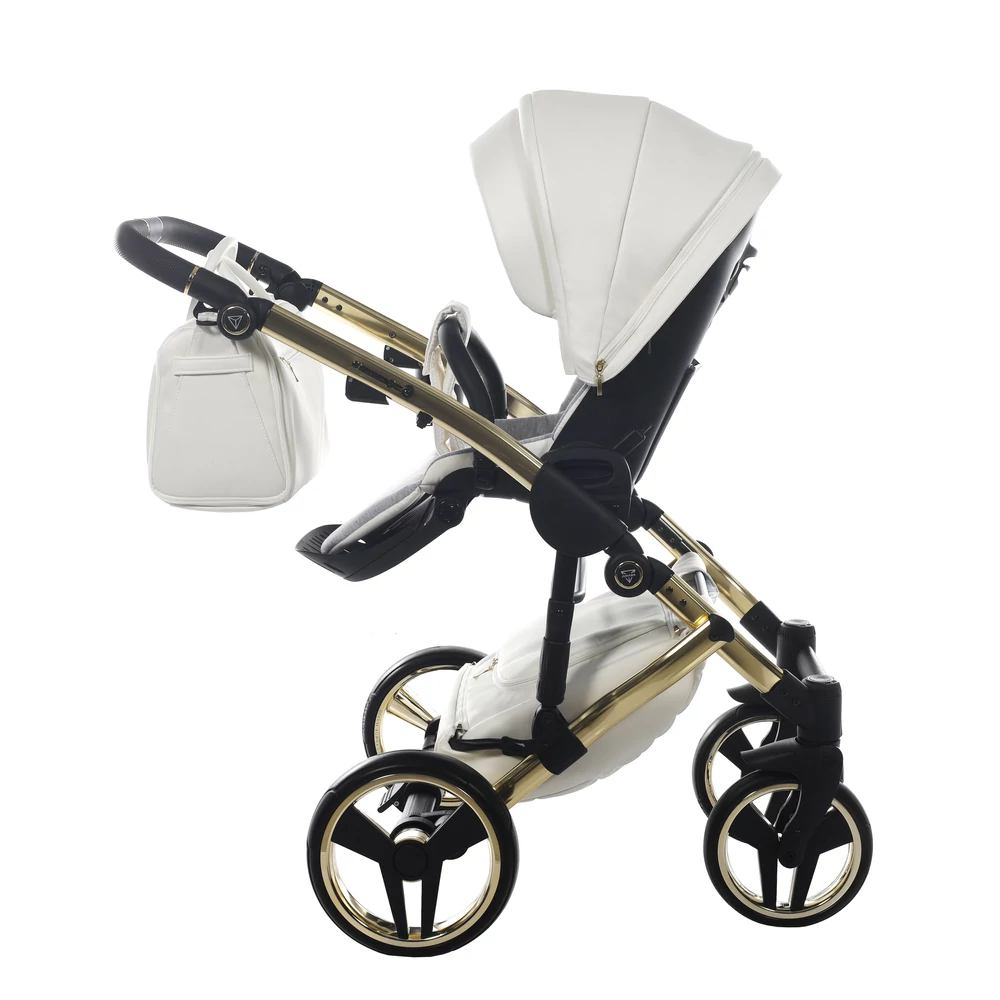 Junama többfunkciós babakocsi - DIAMOND INDIVIDUAL - White-Gold