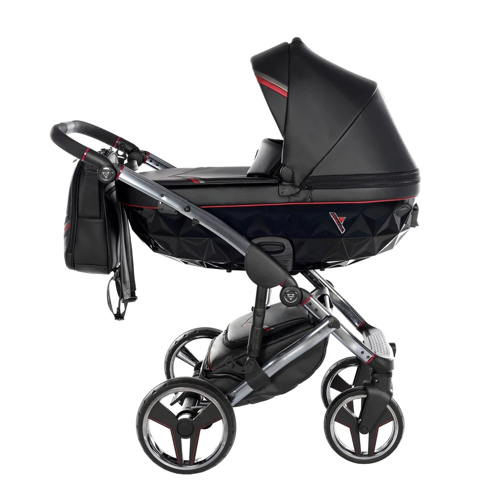 Junama többfunkciós babakocsi - DIAMOND SPORT - Fekete-piros