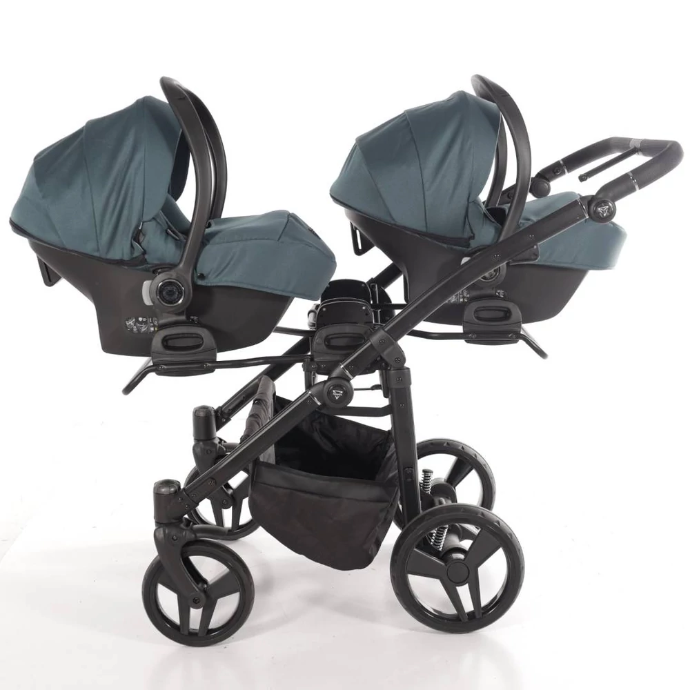 Junama többfunkciós iker babakocsi - DUO V3 - 03 Green