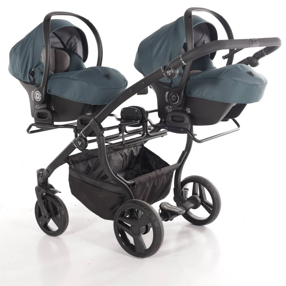 Junama többfunkciós iker babakocsi - DUO V3 - 03 Green