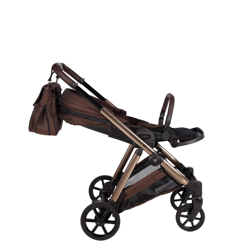Junama többfunkciós babakocsi - ELLEGANTE - 08 Brown