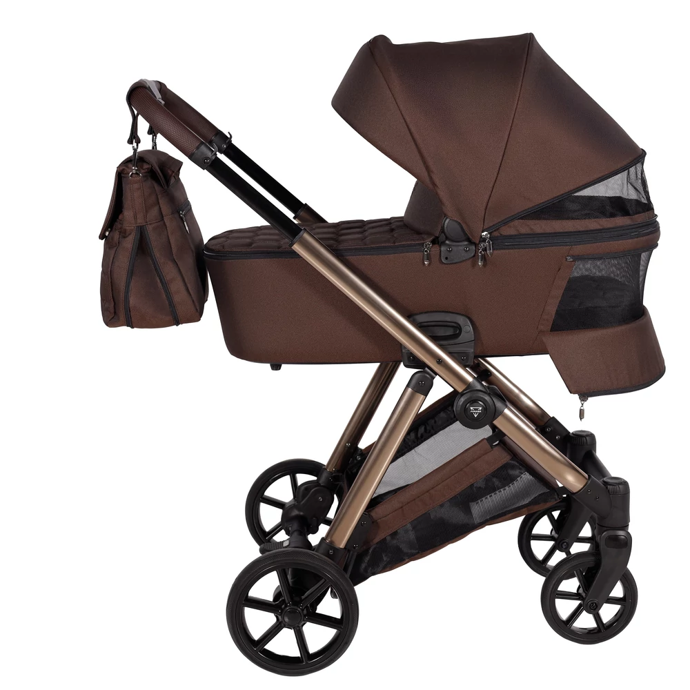 Junama többfunkciós babakocsi - ELLEGANTE - 08 Brown
