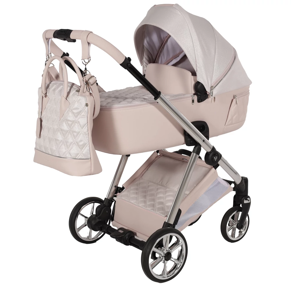 Junama Ellegante Pink babakocsi, luxus és funkcionalitás
