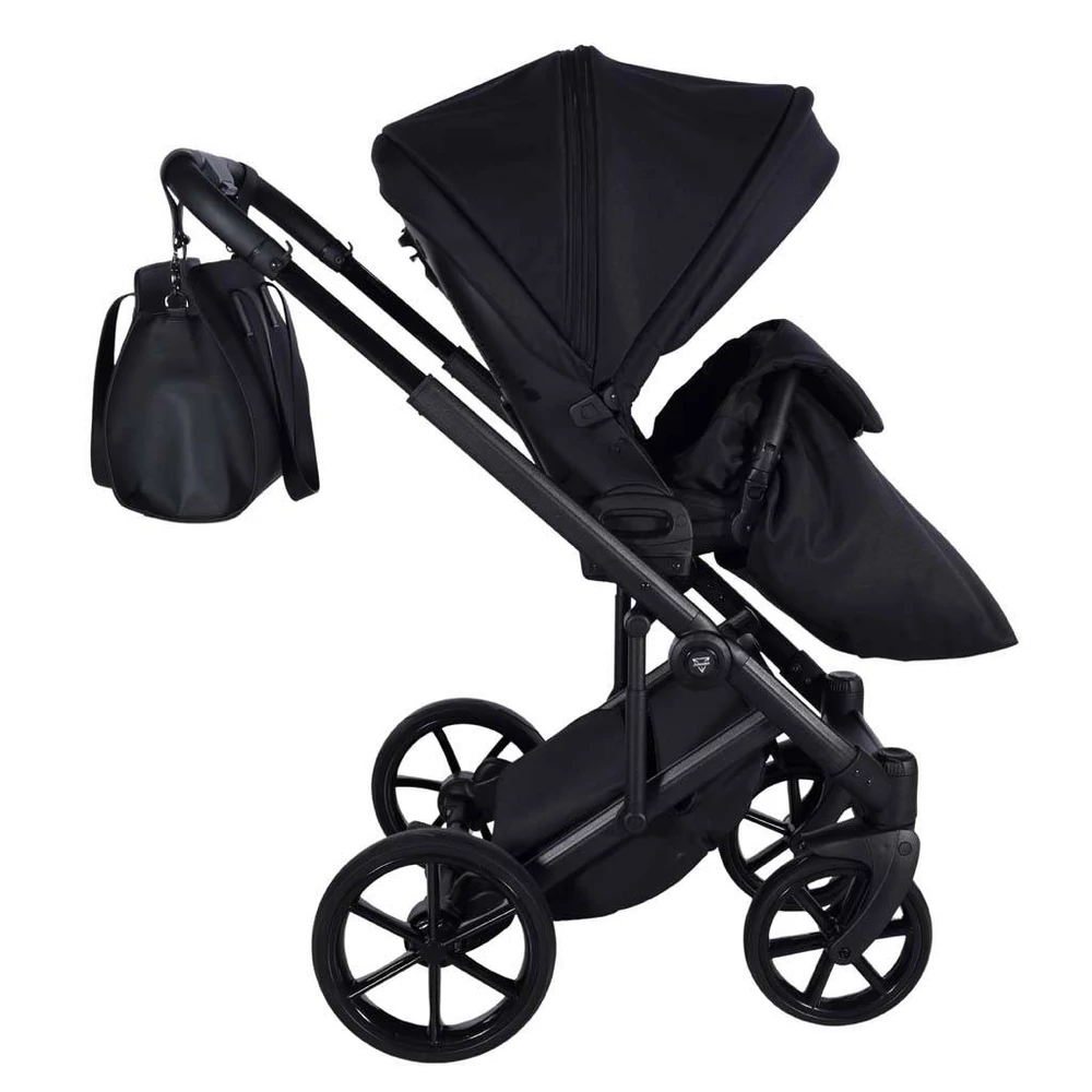 Junama többfunkciós babakocsi - ELLEGANTE TERMO - 04 Black