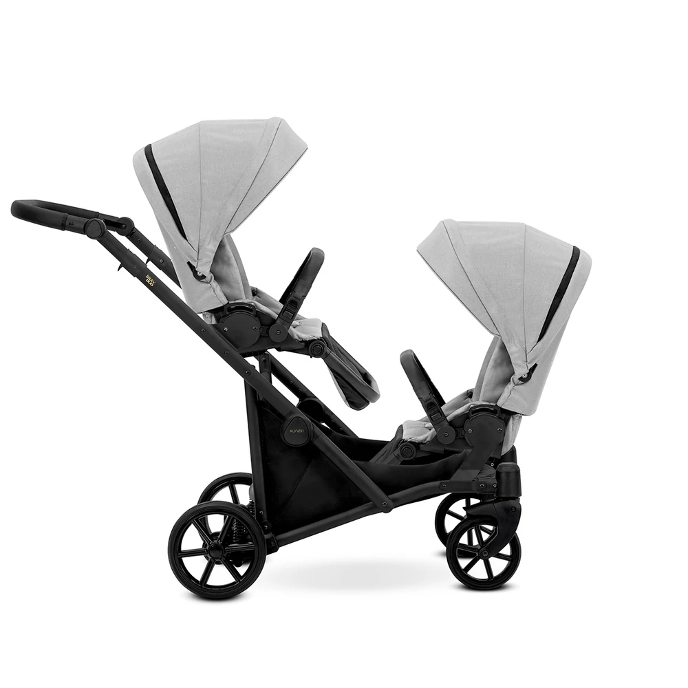 Ikerbabakocsi - Kunert Brav Duo 2in1 - Grey 03