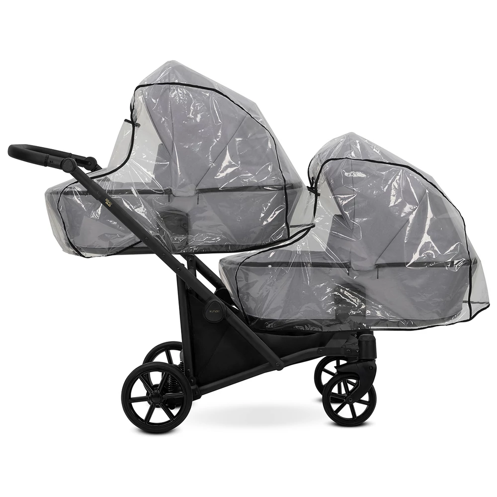 Ikerbabakocsi - Kunert Brav Duo 2in1 - Grey 03