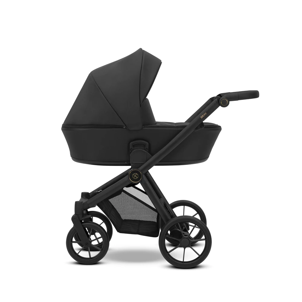 Babakocsi - Kunert Brav 2in1 - 11 Black Eco - fekete vázzal
