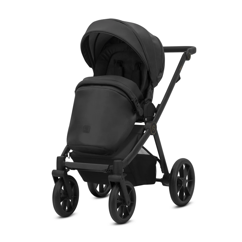Babakocsi - Kunert Brav 2in1 - 11 Black Eco - fekete vázzal