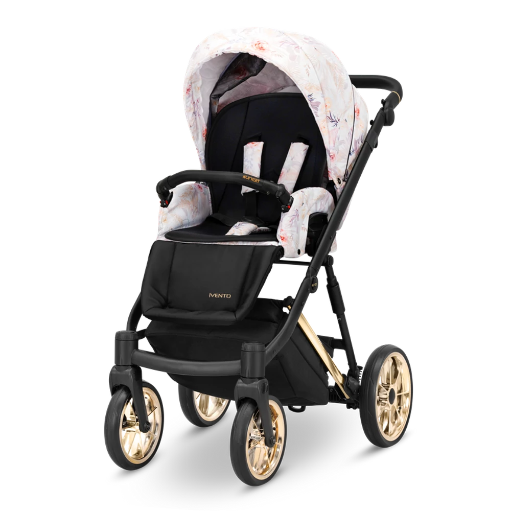 Babakocsi - Kunert Ivento PREMIUM 2in1 - 04 Delicate Flowers