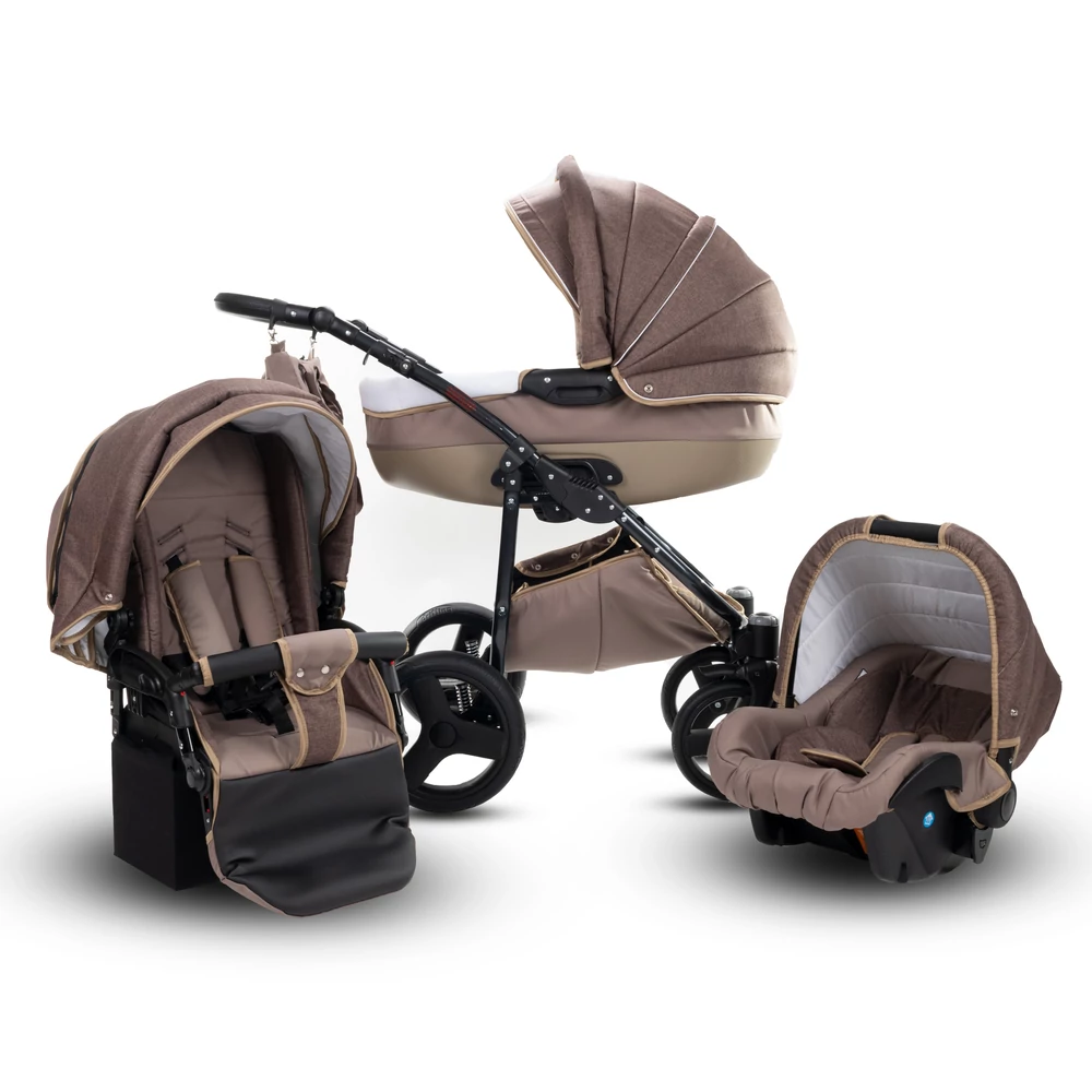 Berry Baby Lux 3in1 babakocsi szett (autós hordozóval és adapterrel): Z-1