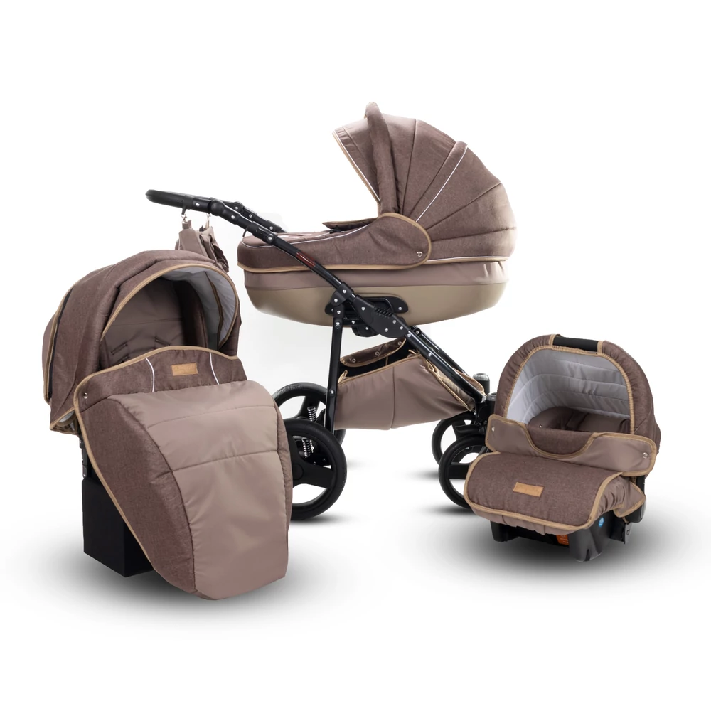 Berry Baby Lux 3in1 babakocsi szett (autós hordozóval és adapterrel): Z-1